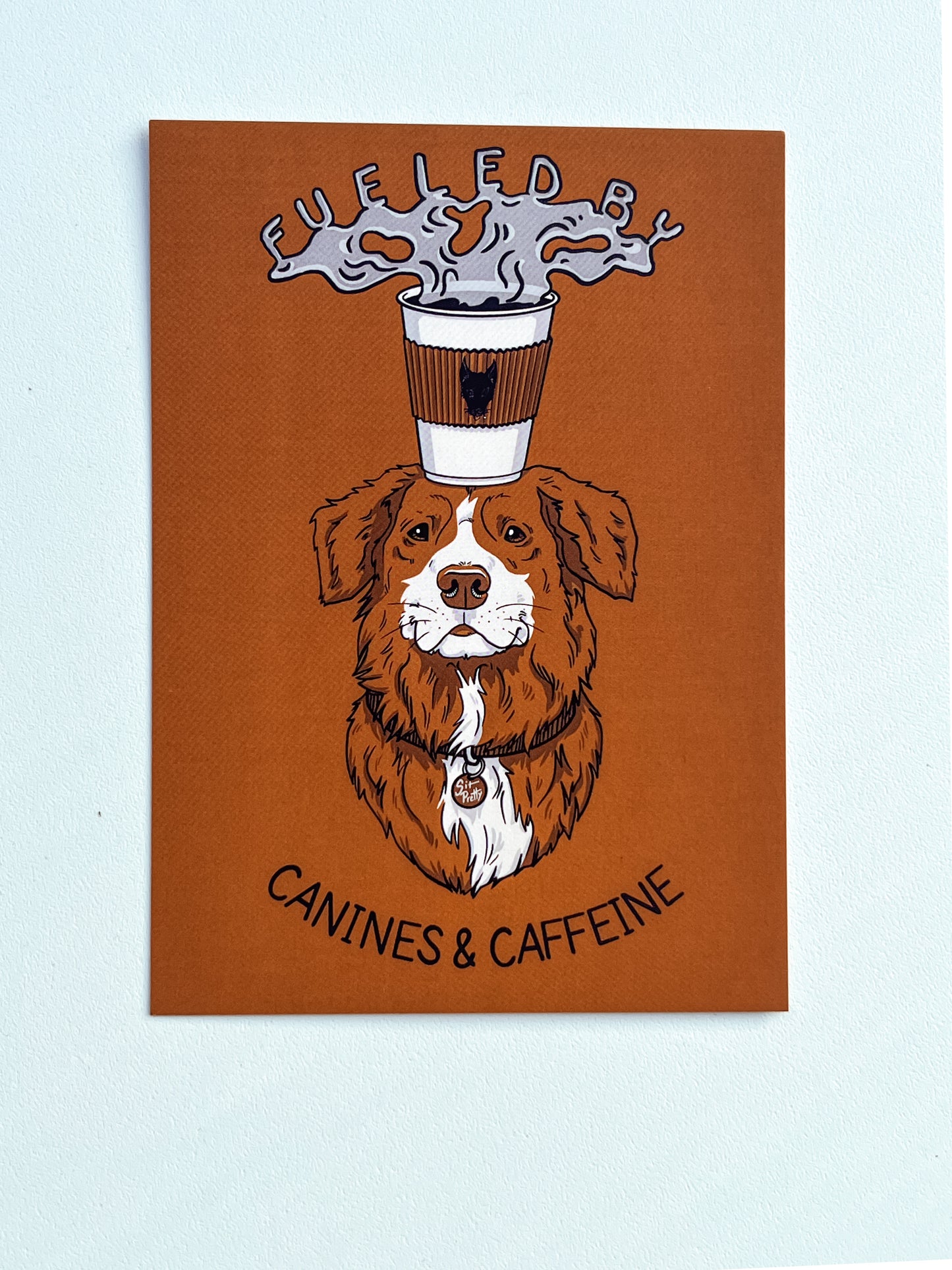 Canines & Caffeine Print