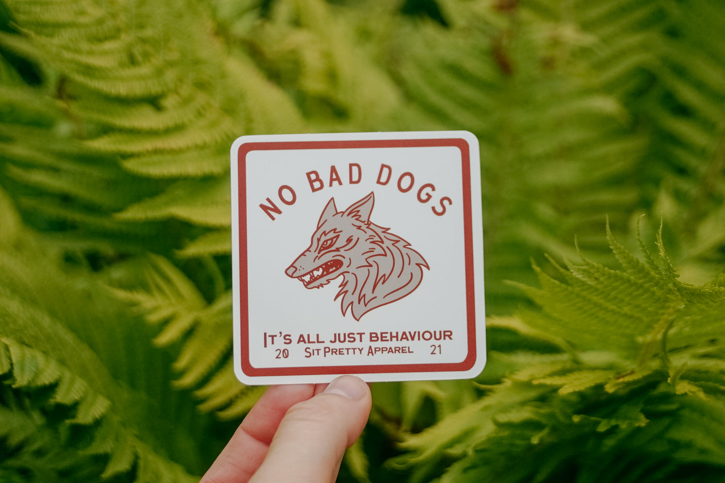 No Bad Dogs Sticker